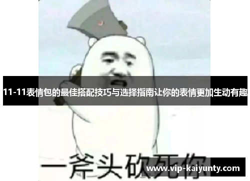 11-11表情包的最佳搭配技巧与选择指南让你的表情更加生动有趣